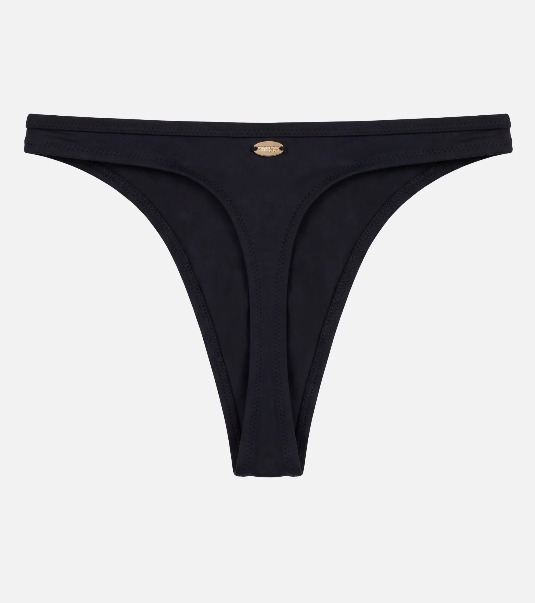 Swimwear - Thong - Black - Image 4