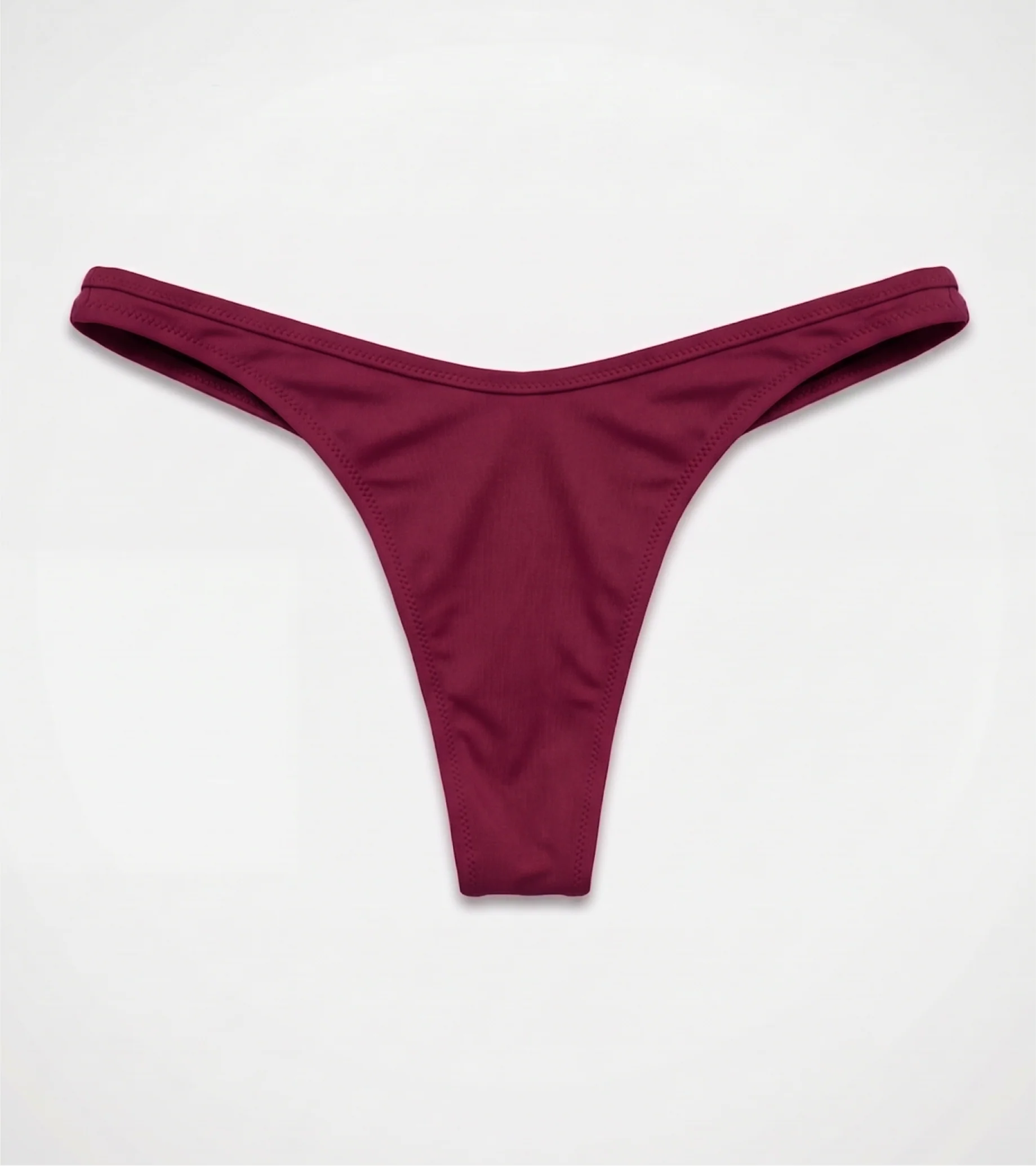 Swimwear - Thong - Red - Image 4