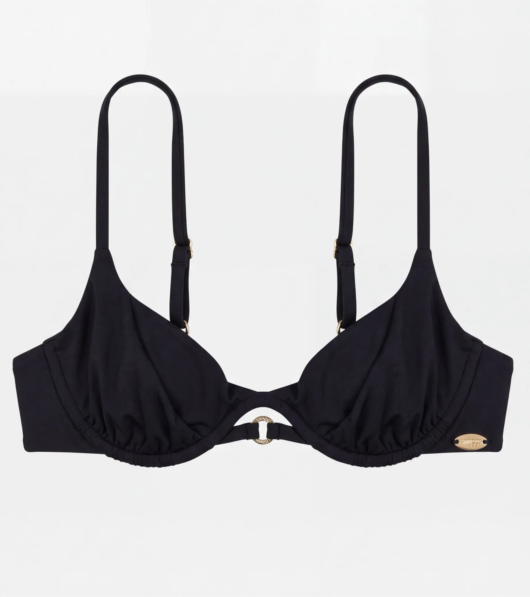 Swimwear - Wired - Top - Black - Image 4